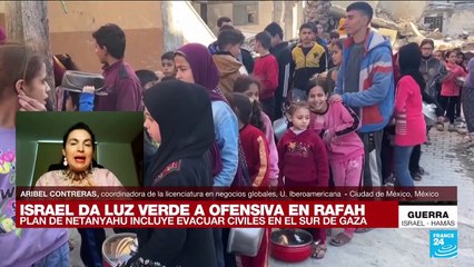 Aribel Contreras: "Ofensiva en Rafah sería el fracaso de la diplomacia por la paz"