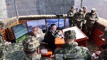Estimado camarada Kim Jong Un dirige competição de treinamento entre as grandes unidades combinadas de tanques do EPC