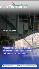 Amerika serikat kembali kirimkan bantuan melalui udara ke Gaza Utara