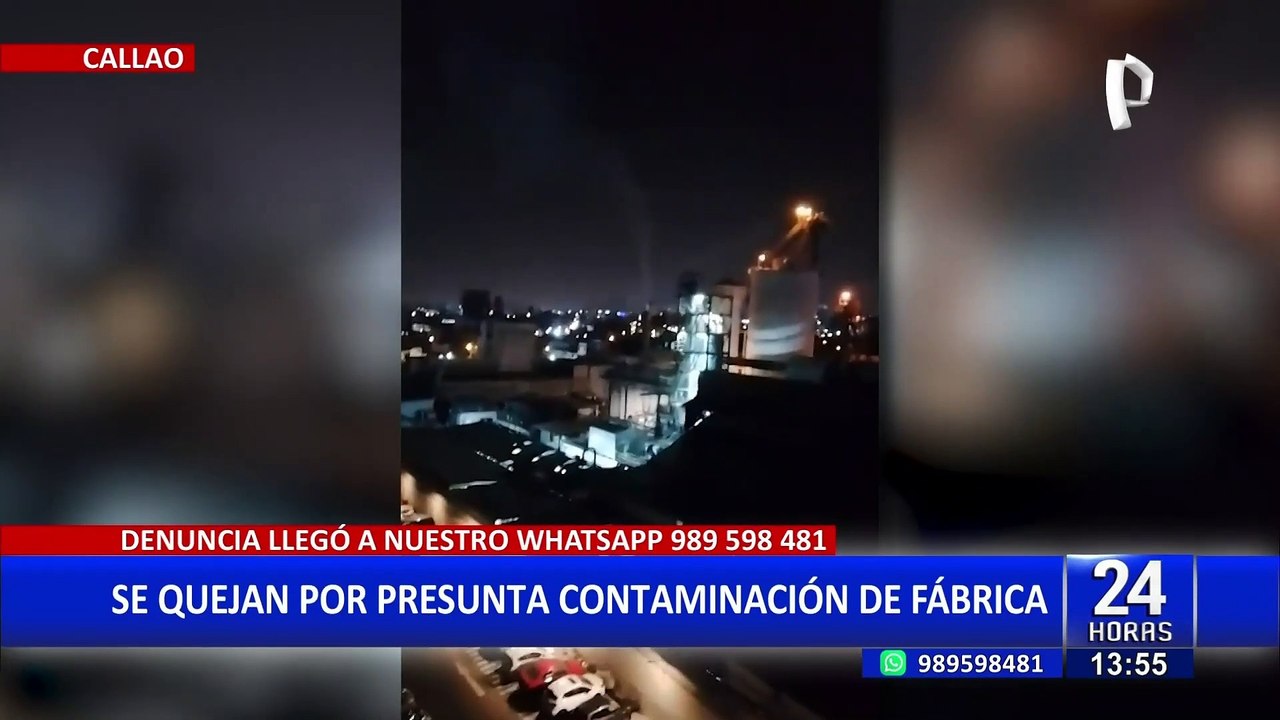 Bellavista: vecinos denuncian contaminación por humo tóxico proveniente de fábrica