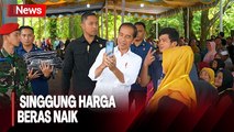 Jokowi  Singgung Harga Beras Naik saat Serahkan Bantuan Pangan di Padang Lawas