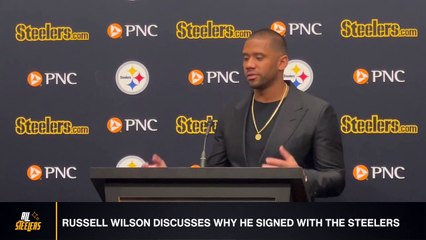 Russell Wilson On Decision To Sign With Steelers