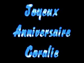 Anniversaire Coralie, 1 avril 2008