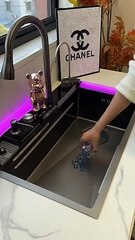 Enhance your culinary space with our contemporary and safe sink, designed for efficiency and elegance