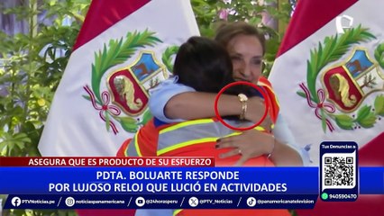 Dina Boluarte confirma que usa reloj Rolex: "Es fruto de mi esfuerzo y trabajo"