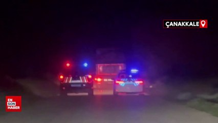 Çanakkale'de nefes kesen kovalamaca kameralarda