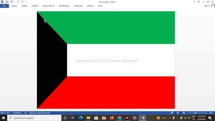 How to draw the National Flag of Kuwait #kuwait