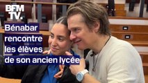 TANGUY DE BFM - Le chanteur Bénabar à la rencontre des élèves de son ancien lycée dans l'Essonne