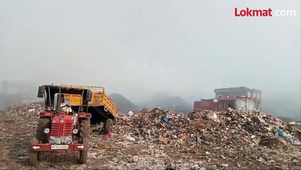 कचरा प्रकल्पाच्या आगीला रौद्ररूप, परिसरात धुराचे लोट, नागरिकांचे आरोग्य धोक्यात??