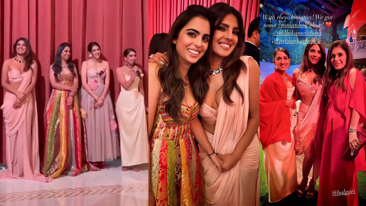 Isha Ambani Holi Party: Priyanka Chopra ने Ambani Daughters के साथ किया Enjoy, Inside Photos Viral!