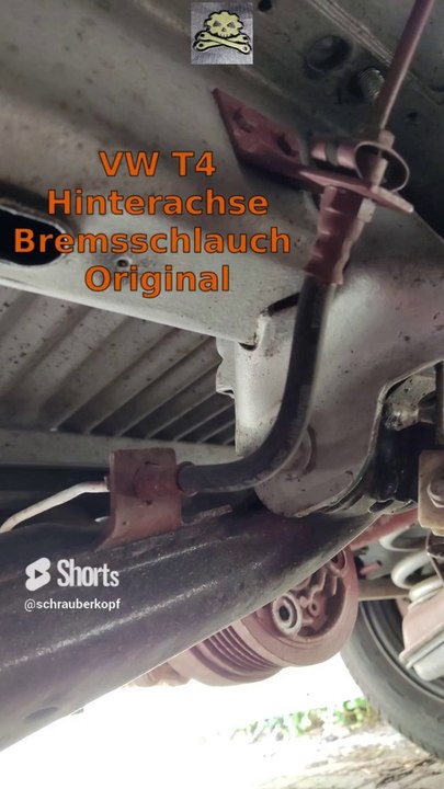 Bremsschlauch .. VW T4 Syncro höher legen