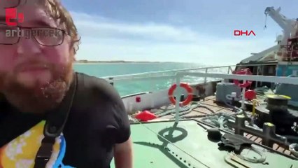 Gazze’ye açılan deniz koridorunu kullanan ilk gemi, yardımı ulaştırdı