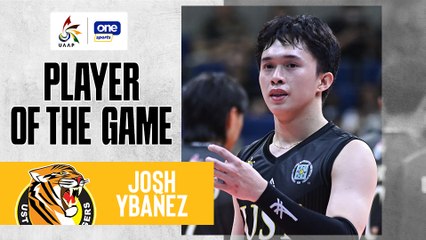 Download Video: UAAP Player of the Game Highlights: Josh Ybañez roars in UST's five-set win over Adamson