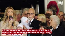 Céline Dion partage un rare cliché avec ses fils : les jumeaux Nelson et Eddy sont méconnaissables