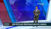 Potret Massa Demo Protes Hasil Penghitungan Suara di KPU Jayawijaya