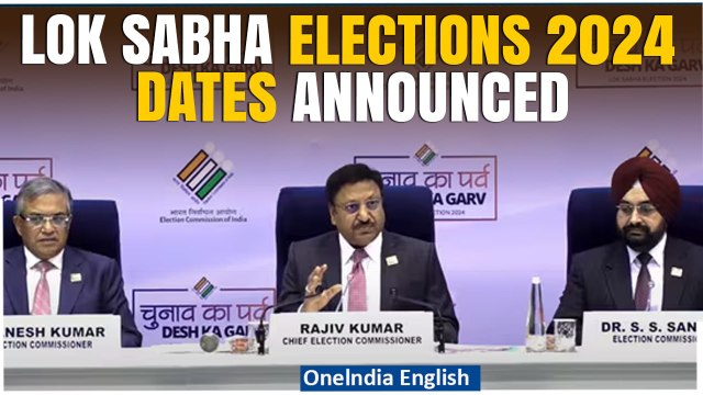 Lok Sabha Election 2024: 7 Phases, Key Dates, and More Revealed! | Oneindia News