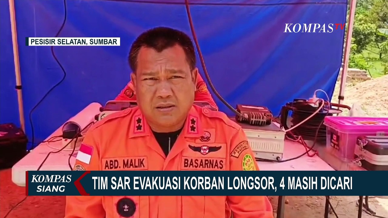 Tim SAR Masih Cari 4 Korban Hilang Banjir dan Longsor di Pesisir Selatan Sumbar
