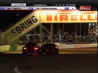 12H Sebring 2007 Race Epic Battle Finish Melo Bergmeister