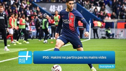 PSG : Hakimi ne partira pas les mains vides
