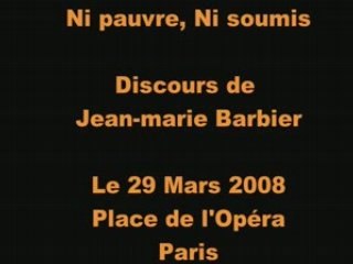 Discours de Jean-Marie Barbier (APF)