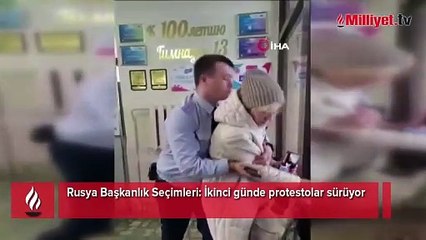 Rusya Başkanlık Seçimleri: İkinci günde protestolar sürüyor