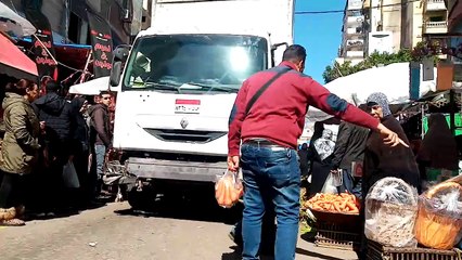 ازمه  سياره كبيره جدا داخل سوق وسط البلد - الجزء الاول