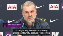 Postecoglou unimpressed with 'plastic' fan criticism