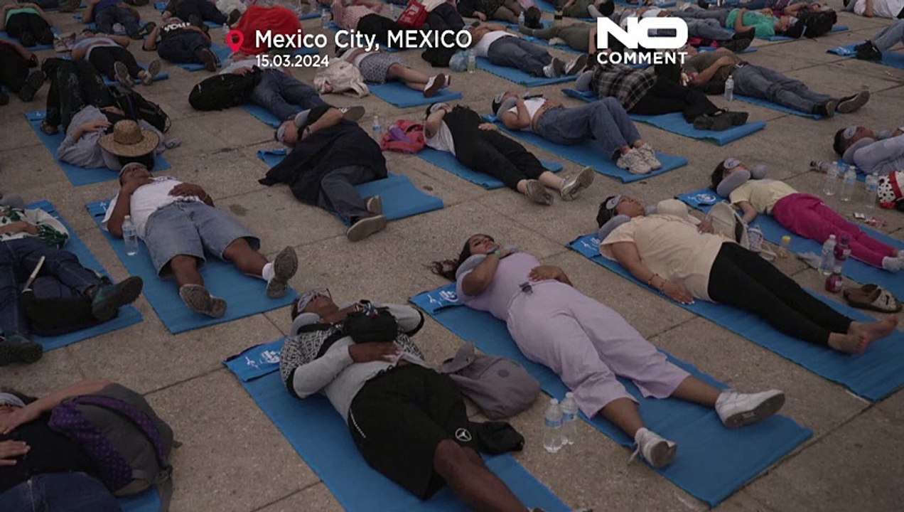 No Comment : une sieste collective à Mexico pour la Journée mondiale du sommeil