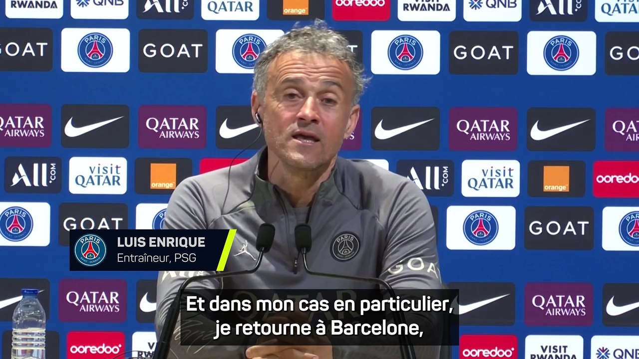 Luis Enrique : "Les favoris se trouvent dans l'autre partie de tableau"