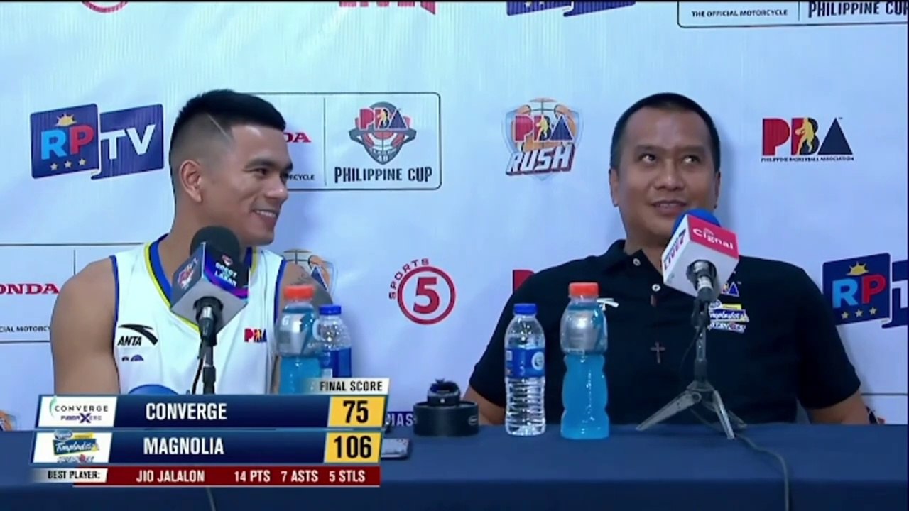 Interview with Best Player Jio Jalalon and Coach Chito Victolero [Mar. 16, 2024]