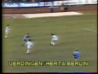 UERDINGEN  -  HERTHA.BERLIN  - 1977  - SAISON  1976/1977 -