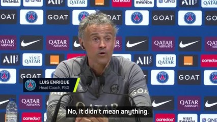'La Remontada' meant nothing to PSG's Luis Enrique