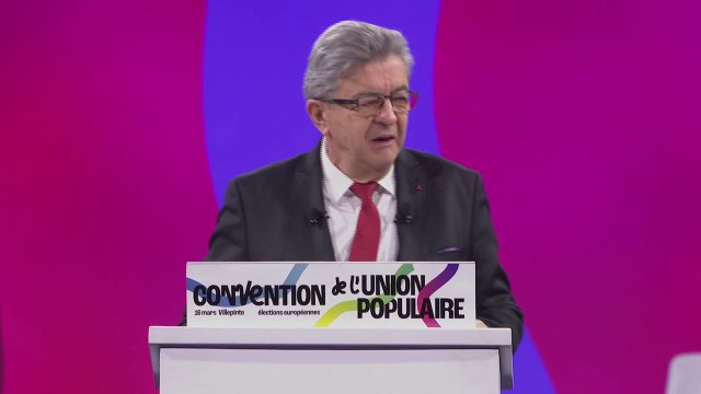 Élections européennes: Si vous ne voulez pas de la guerre, votez Insoumis , affirme Jean-Luc Mélenchon
