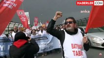 Sağlık Meslek Örgütleri Kadıköy'de Yürüyüş Gerçekleştirdi
