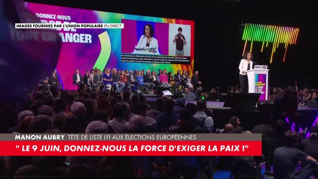 Manon Aubry : «La guerre ne profite qu’à deux types de personnes : les fabricants de fusils et les marchands de cercueils»