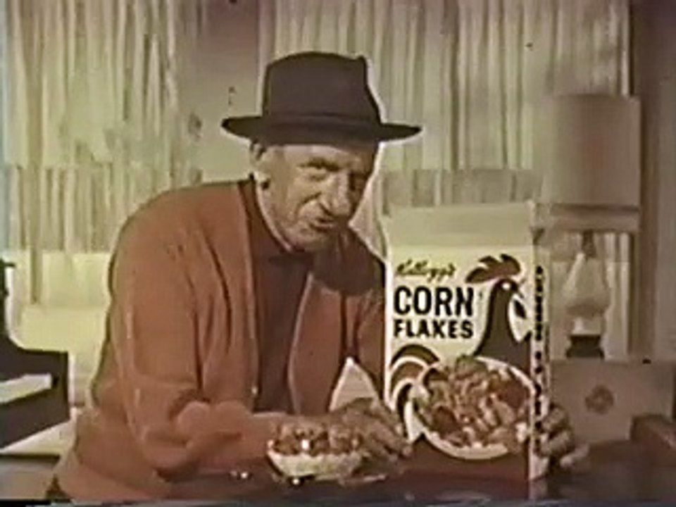 1966 Jimmy Durante Kellogg's Corn Flakes TV commercial