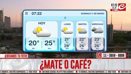 ¡Prepárate para el Pronóstico del Domingo! ☀️