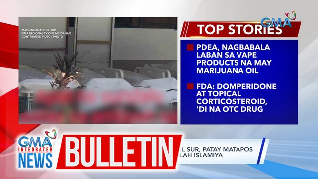 4 na sundalo sa Maguindanao del Sur, patay matapos tambangan ng mga umano'y Daulah Islamiya | GMA Integrated News Bulletin