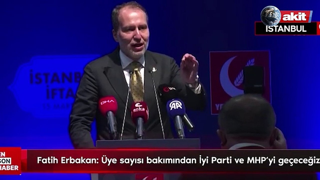 Muhalif basın iyice havaya sokmuştu Fatih Erbakan coştu! İyi Parti ve MHP'yi geçeceğiz