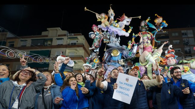 La falla L'Antiga de Campanar gana el primer premio de las Fallas de Valencia 2024