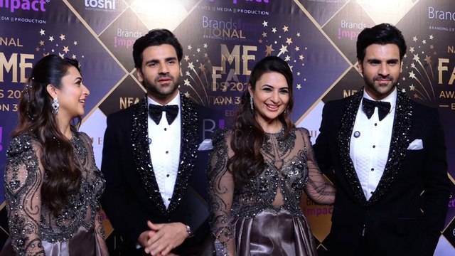 Yeh Hai Mohabbatein Jodi Divyanka Tripathi & Vivek Dahiya Grace The National Fame Awards Night