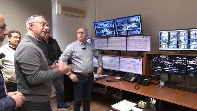 Το σύστημα τηλεδιοίκησης στο Λειανοκλάδι επιθεώρησε ο Χρ. Σταϊκούρας - Τι δήλωσε για την ασφάλεια του σιδηρόδρομου