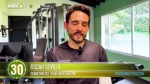 Con moral Óscar Sevilla, del Team Medellín EPM, avanza con su proceso de recuperación