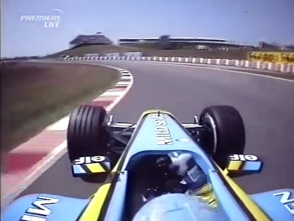 F1 – Fernando Alonso (Renault V10) Onboard – Spain 2003