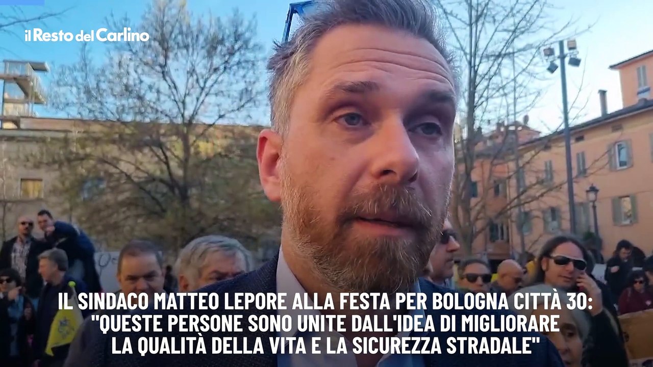 Il sindaco Matteo Lepore alla festa per Bologna citt? 30: "Queste persone sono unite dall'idea di migliorare la qualit? della vita e la sicurezza stradale"