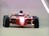 F1 – Jean Alesi (Ferrari V12) laps in qualifying – Great Britain 1995