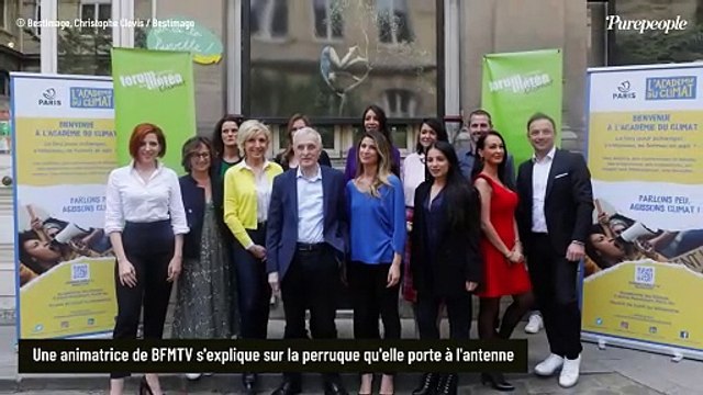 BFMTV : Une animatrice télé s'explique sur la perruque qu'elle porte à l'antenne et le choix de se montrer aussi sans