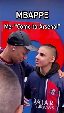 'Pas moyen' : La réponse insolite de Mbappé quand on lui demande d'aller à Arsena