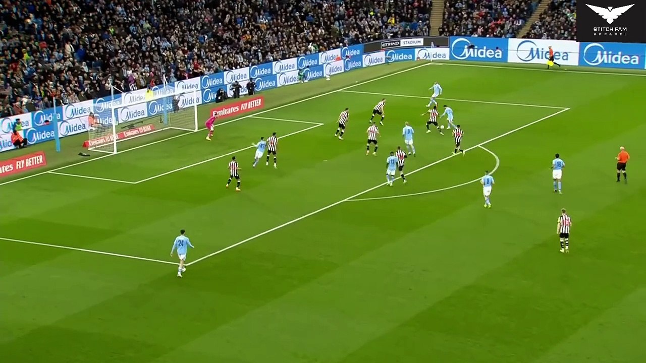 Bernardo Silva Two Goals Manchester City vs Newcastle Emirates FA Cup