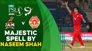 Majestic Spell By Naseem Shah | Peshawar Zalmi vs Islamabad United | Match 33 | HBL PSL 9 | M1Z2U